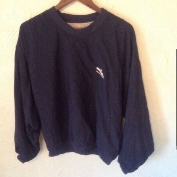 Men’s Carlyle Pebble Beach Navy Blue Windbreaker - Picture 2 of 5